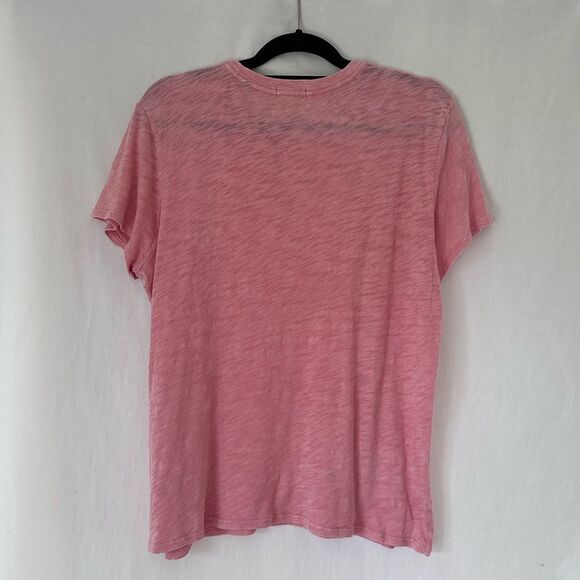 ATM Anthony Thomas Melillo Slub Tee Pink Size XL - Picture 2 of 5